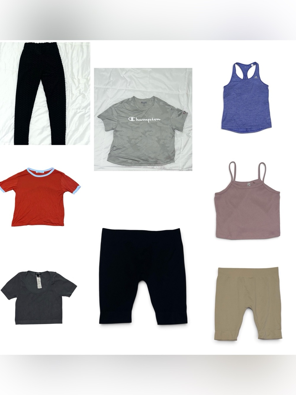 Athletic Clothes 8 Items Bundle Size Medium Women Activewear Sportswear Fitness